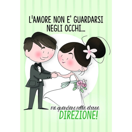 Biglietto Auguri Matrimonio -  Arcadia -  Segni Particolari.