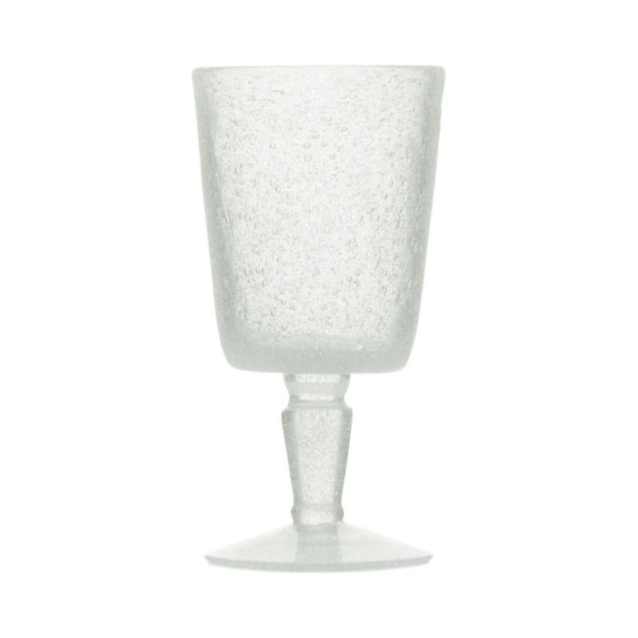 White Trasparent Bicchiere Goblet Vino