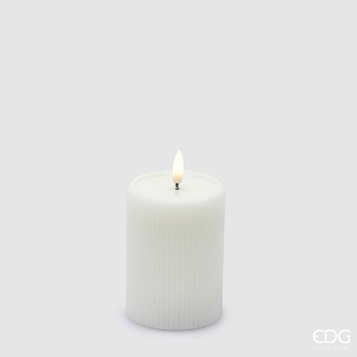 Candela Led Plissè h 10 x 7.5 cm