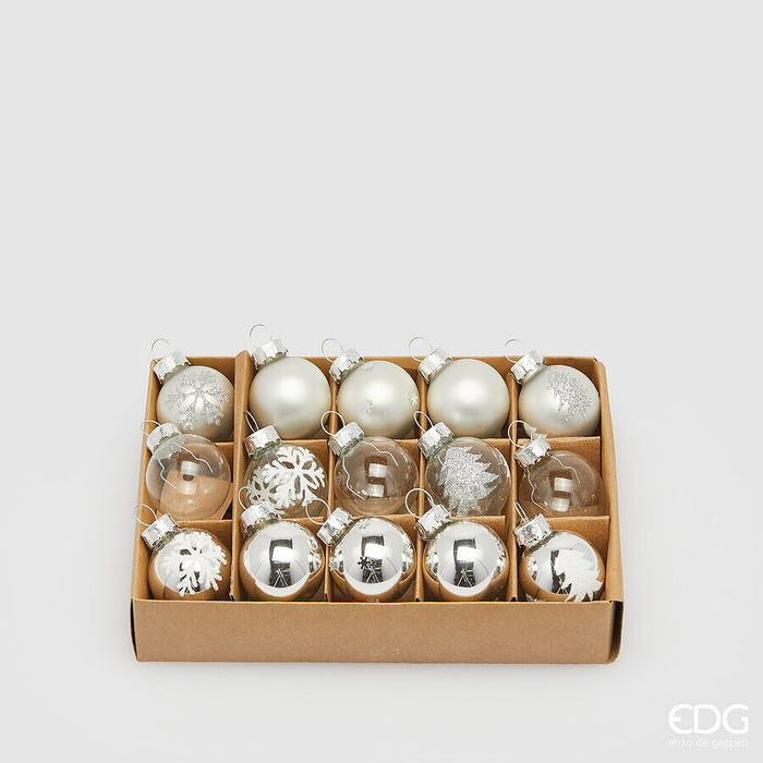 Set 15 Palline Natale Mignon