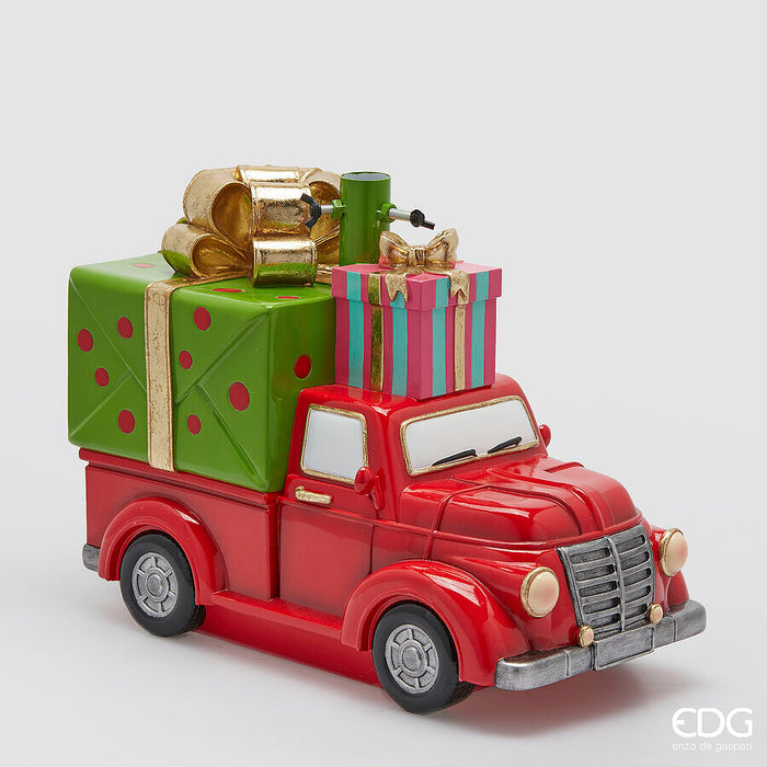 Base Albero Natale Furgone con Doni