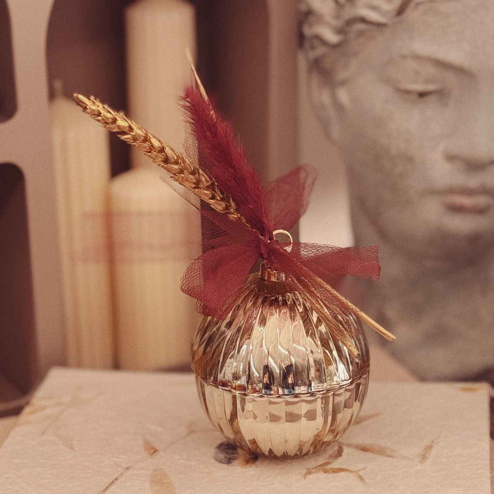 Xmas Bauble Gold - Candela Profumata