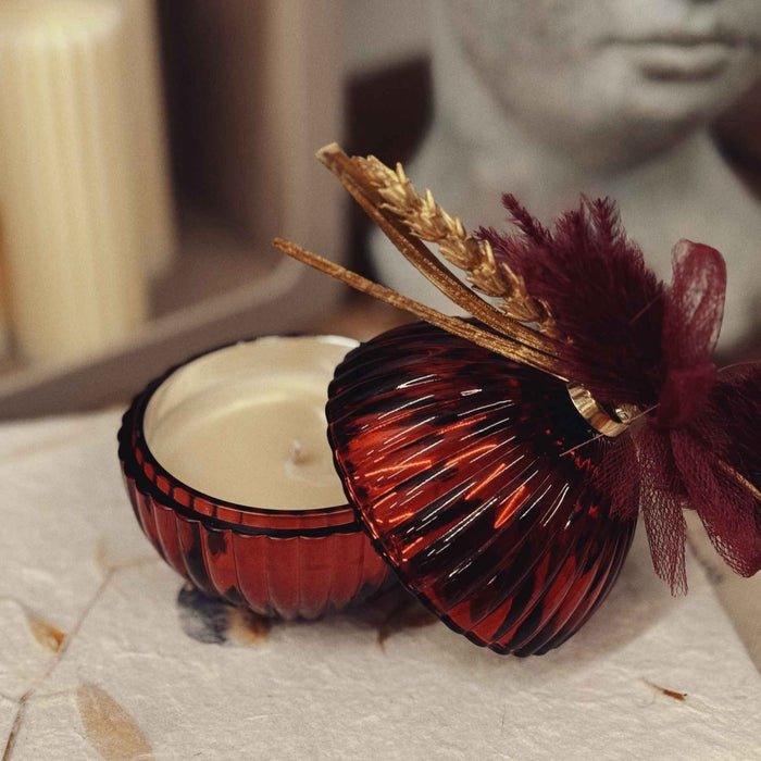 Xmas Bauble Red - Candela Profumata