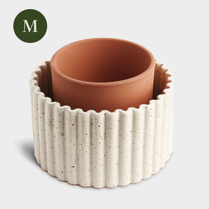 Vaso autonomo Paula - Bianco