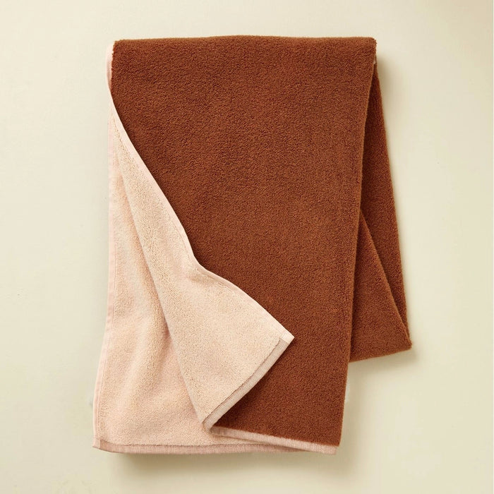 Asciugamano Twist 50x100 Caramello/Rosa