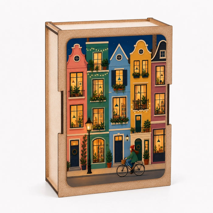 Mini Puzzle - Edifici al Crepuscolo