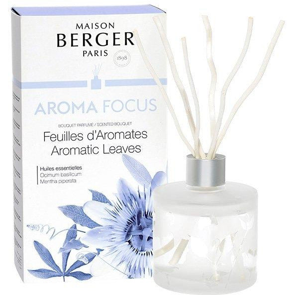 Aroma Focus Feuilles d'Aromates - Diffusore Bacchette 180ml -  Parfum Berger -  Segni Particolari.