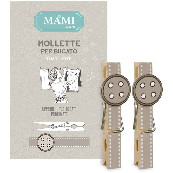 Set 6 Mollette Colorate -  Mami Milano -  Segni Particolari.