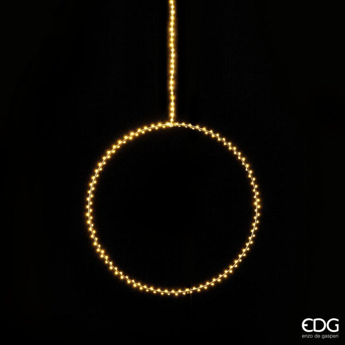 Cerchio Luci Microled EDG segni-particolari-home Luci di Natale