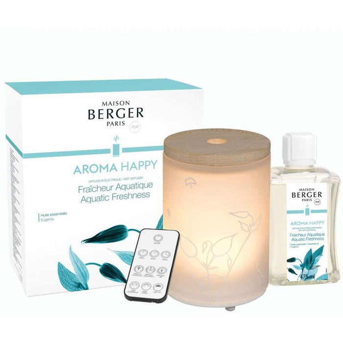 Diffusore Elettrico Olio Essenziale + Aroma Happy Ricarica 475ml Parfum Berger segni-particolari-home Sistema Oli Essenziali